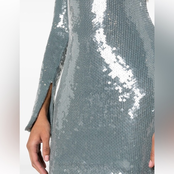 16ARLINGTON Solaria Sequined Tulle Mini Dress - Picture 8 of 8